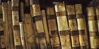 Ancient church record books